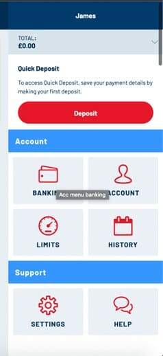 BetUK Withdrawal Screenshot