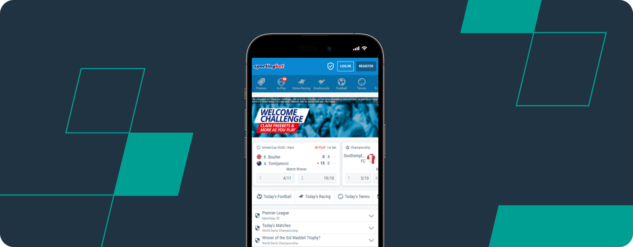 sportingbet mobile app screenshot