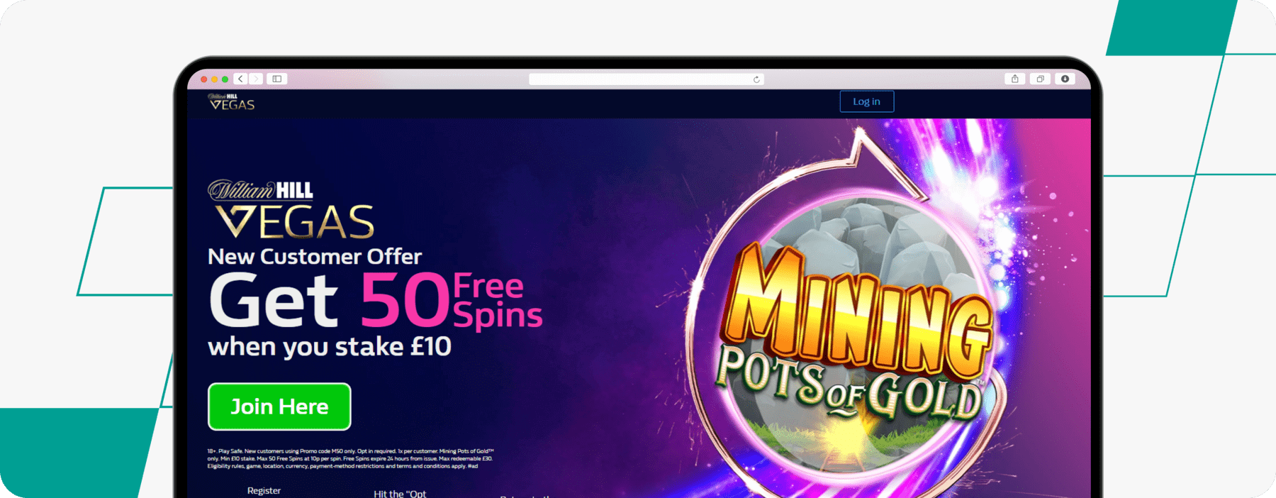 william hill casino welcome offer screenshot