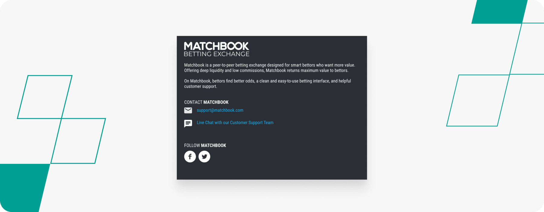 Matchbook customer support